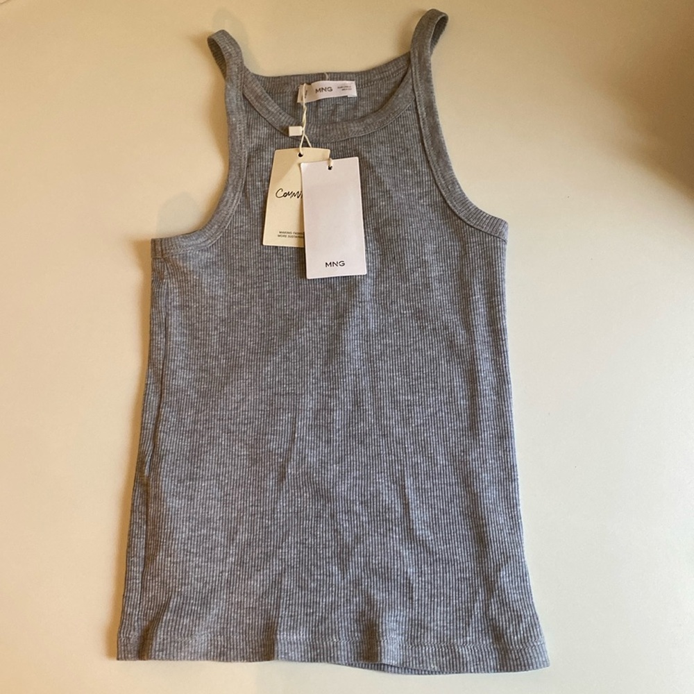 NWT Mango grey tank top